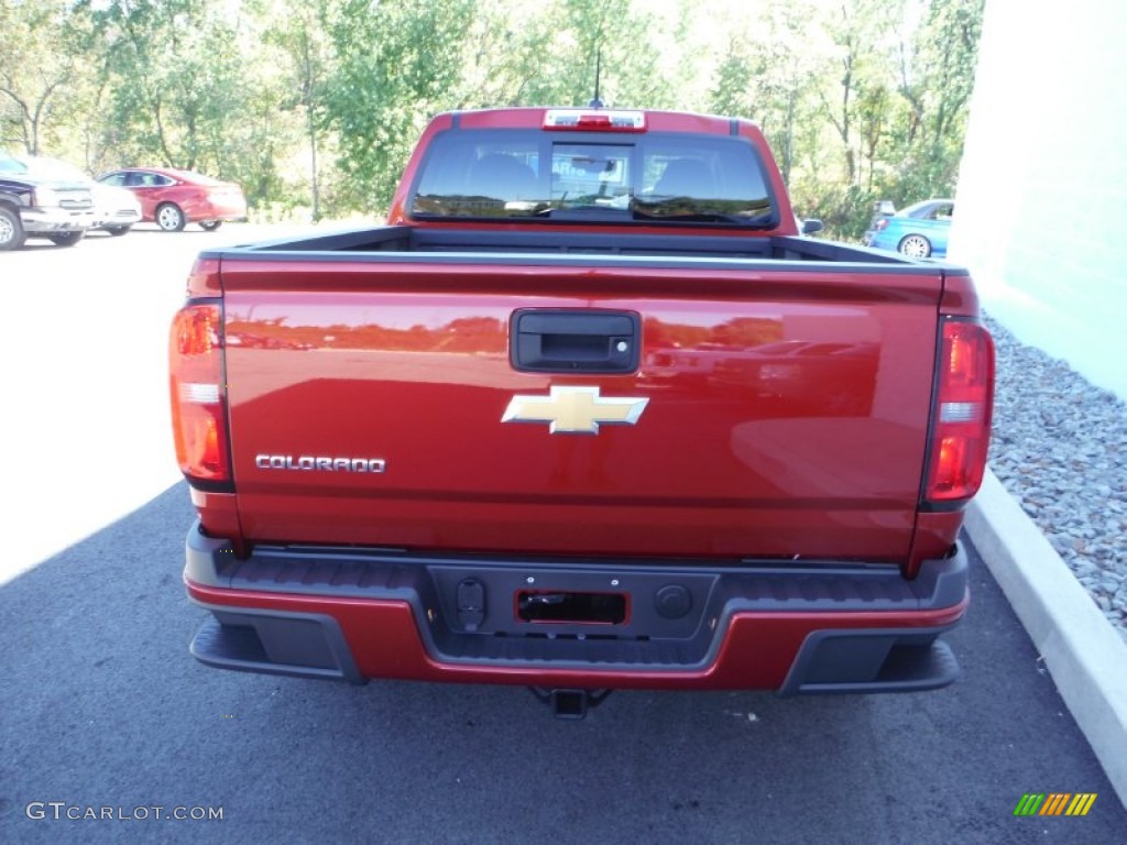 2016 Colorado Z71 Crew Cab 4x4 - Red Rock Metallic / Jet Black photo #8