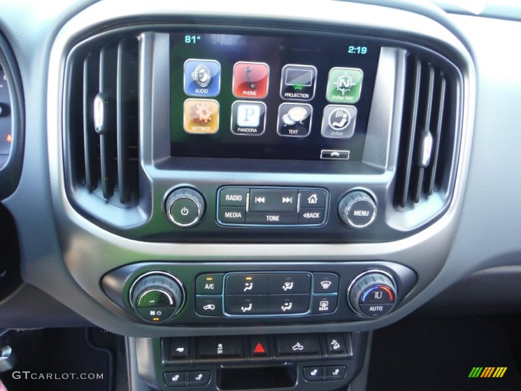 2016 Colorado Z71 Crew Cab 4x4 - Red Rock Metallic / Jet Black photo #17