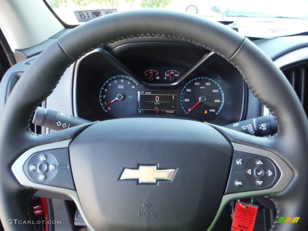 2016 Colorado Z71 Crew Cab 4x4 - Red Rock Metallic / Jet Black photo #22