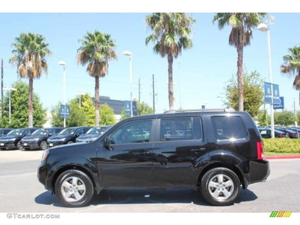 Crystal Black Pearl 2011 Honda Pilot EX-L Exterior Photo #107408135