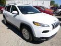 2016 Bright White Jeep Cherokee Latitude 4x4  photo #12