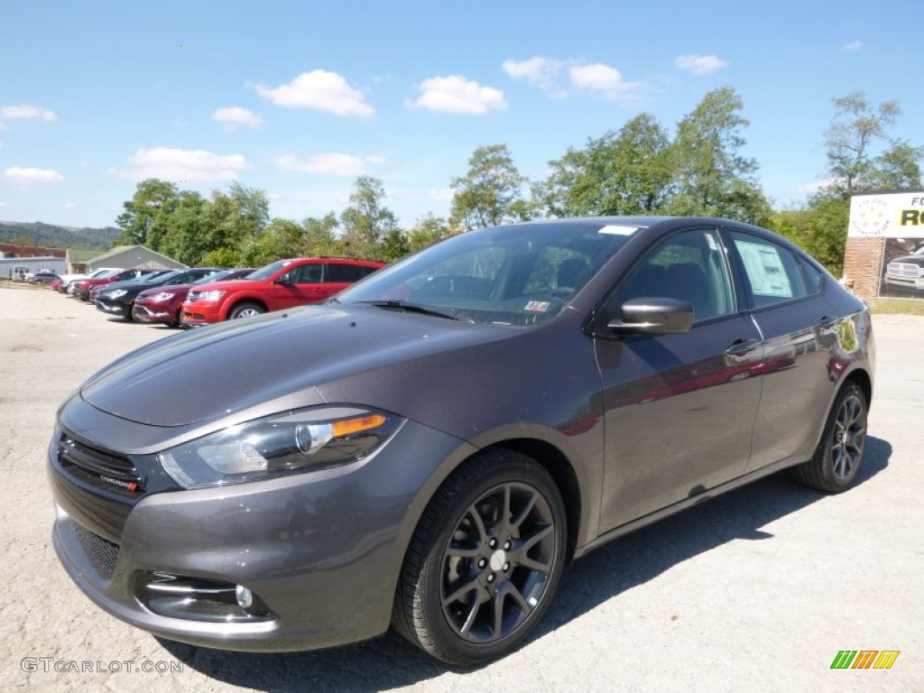 2016 Dart SXT Rallye - Granite Crystal Metallic / Black/Light Tungsten photo #1