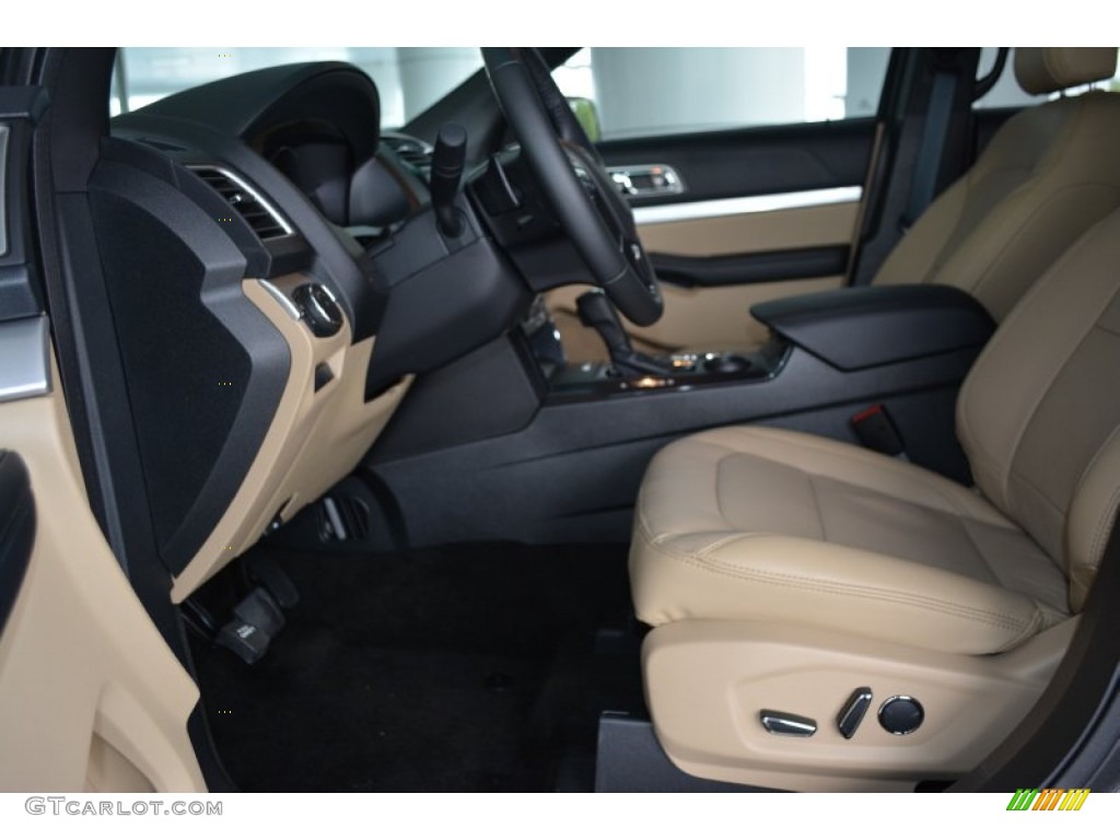 Medium Light Camel Interior 2016 Ford Explorer XLT Photo #107413415