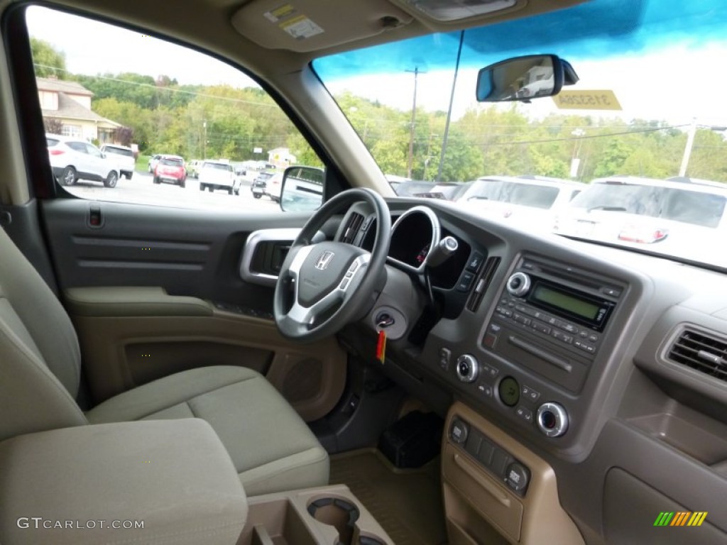 Beige Interior 2008 Honda Ridgeline RT Photo #107414573