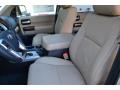 2016 Toyota Sequoia Sand Beige Interior Front Seat Photo