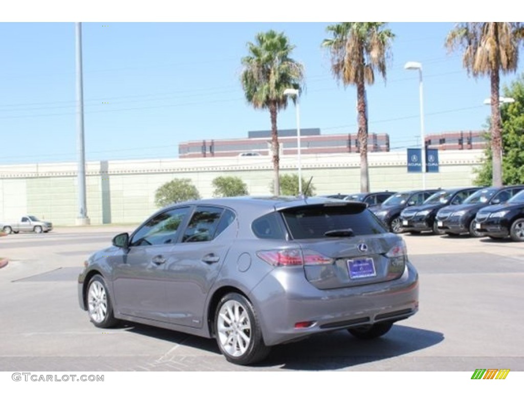 2012 CT 200h Hybrid Premium - Nebula Gray Pearl / F Sport Ocean Blue Nuluxe photo #5