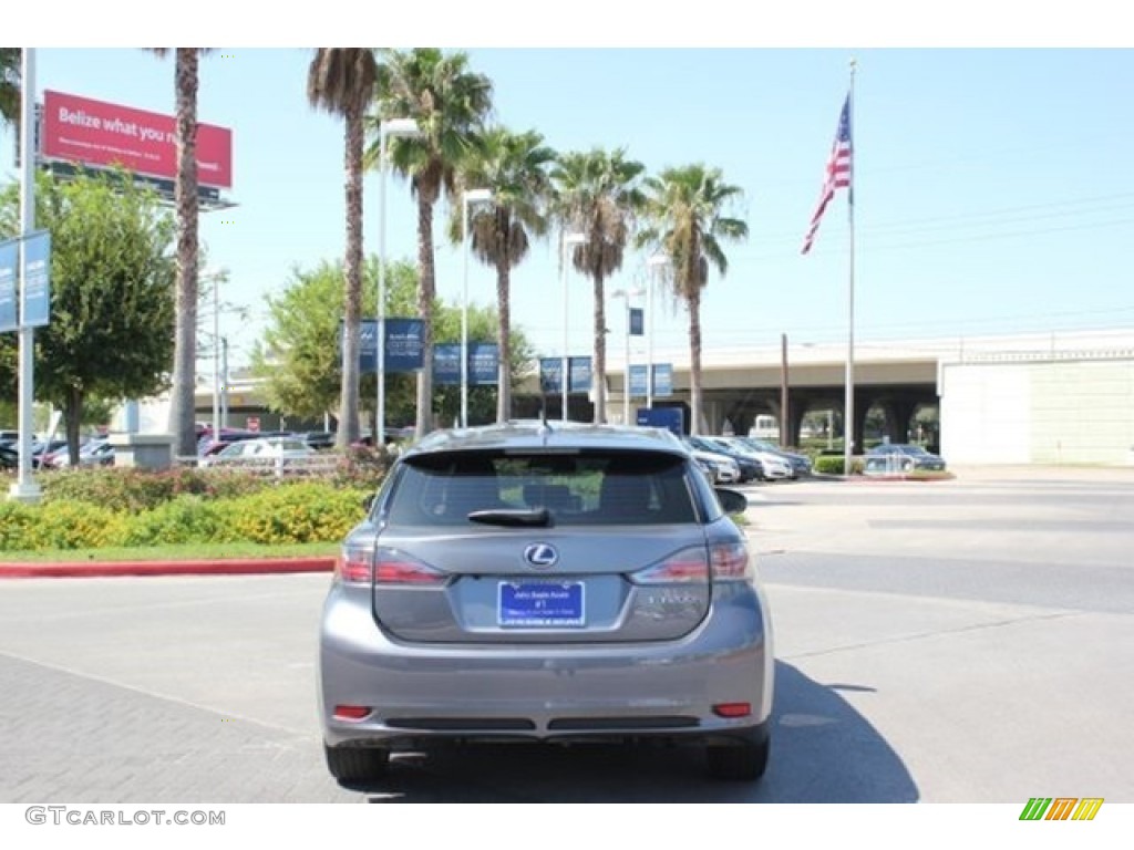 2012 CT 200h Hybrid Premium - Nebula Gray Pearl / F Sport Ocean Blue Nuluxe photo #6