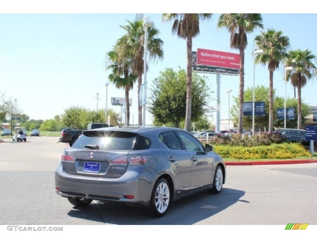 2012 CT 200h Hybrid Premium - Nebula Gray Pearl / F Sport Ocean Blue Nuluxe photo #7