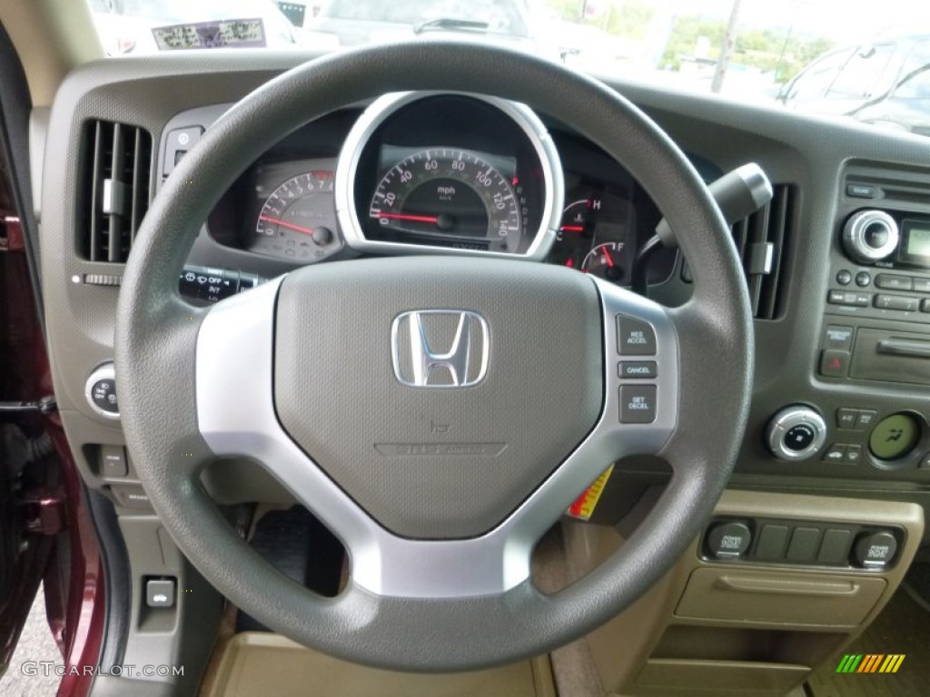 2008 Honda Ridgeline RT Steering Wheel Photos