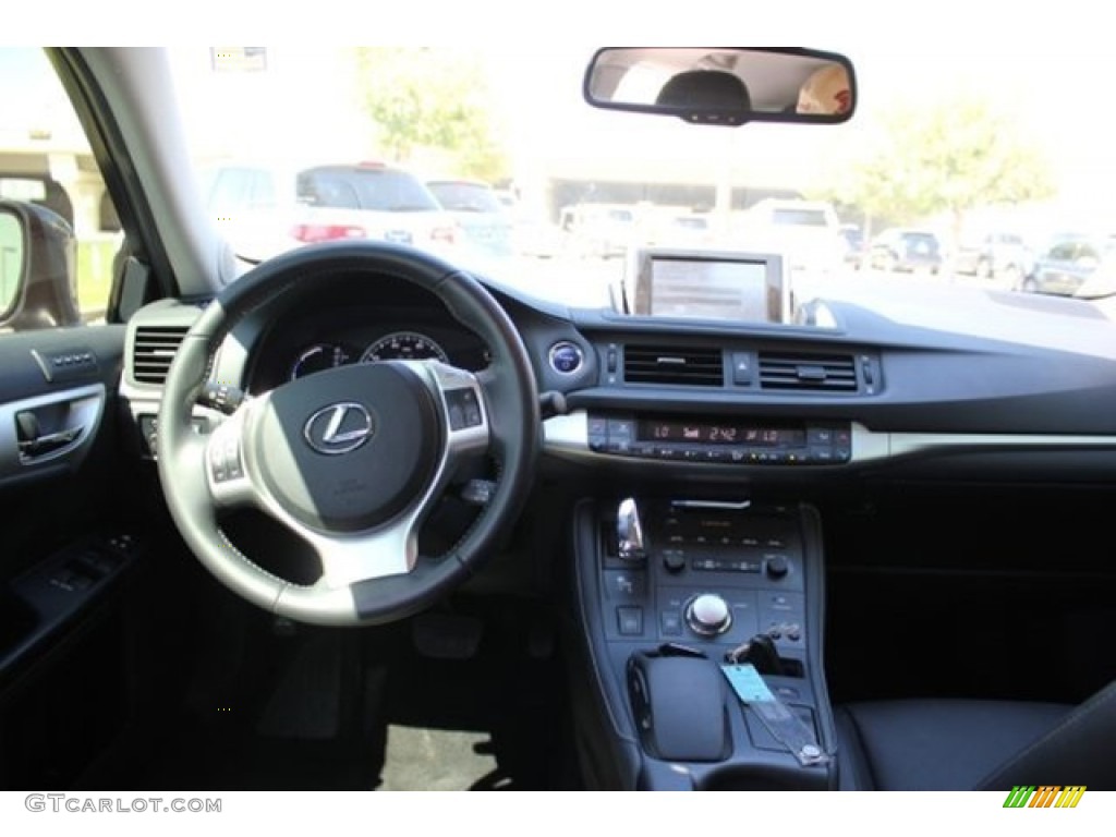 2012 CT 200h Hybrid Premium - Nebula Gray Pearl / F Sport Ocean Blue Nuluxe photo #9