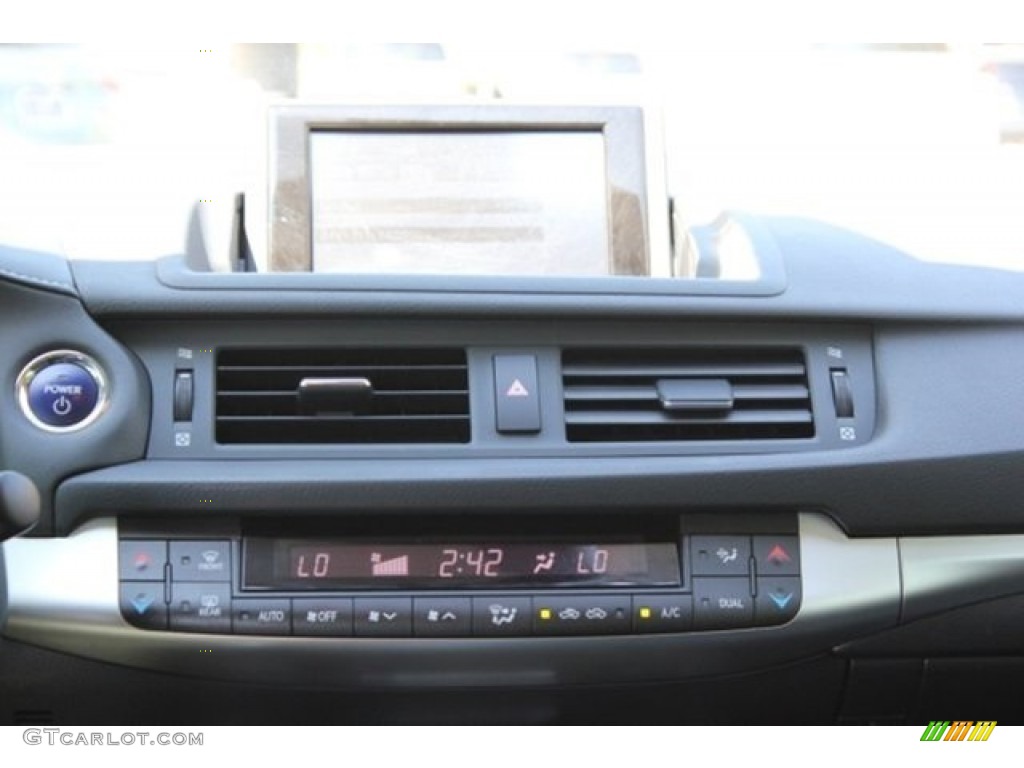 2012 CT 200h Hybrid Premium - Nebula Gray Pearl / F Sport Ocean Blue Nuluxe photo #31