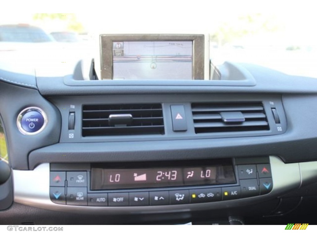 2012 CT 200h Hybrid Premium - Nebula Gray Pearl / F Sport Ocean Blue Nuluxe photo #36