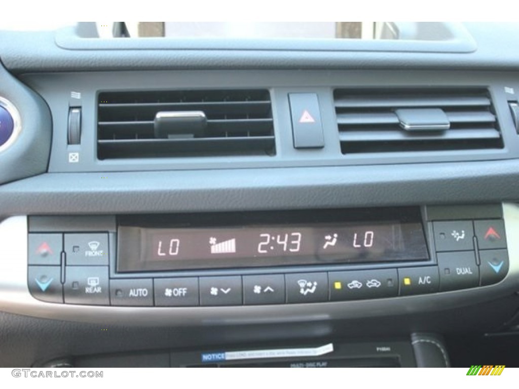 2012 CT 200h Hybrid Premium - Nebula Gray Pearl / F Sport Ocean Blue Nuluxe photo #37