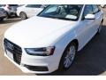Ibis White - A4 2.0T Premium quattro Photo No. 3