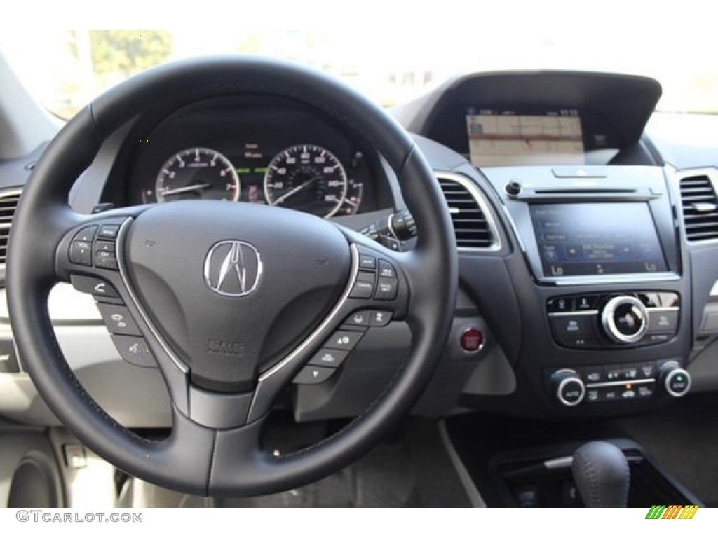 2016 Acura RDX Advance AWD Graystone Dashboard Photo #107417135