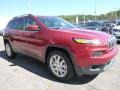 Deep Cherry Red Crystal Pearl 2016 Jeep Cherokee Limited 4x4 Exterior