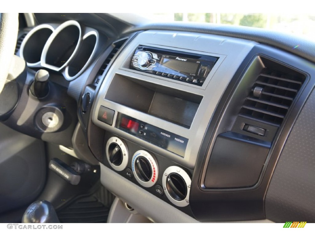 2008 Tacoma Regular Cab 4x4 - Black Sand Pearl / Graphite Gray photo #11