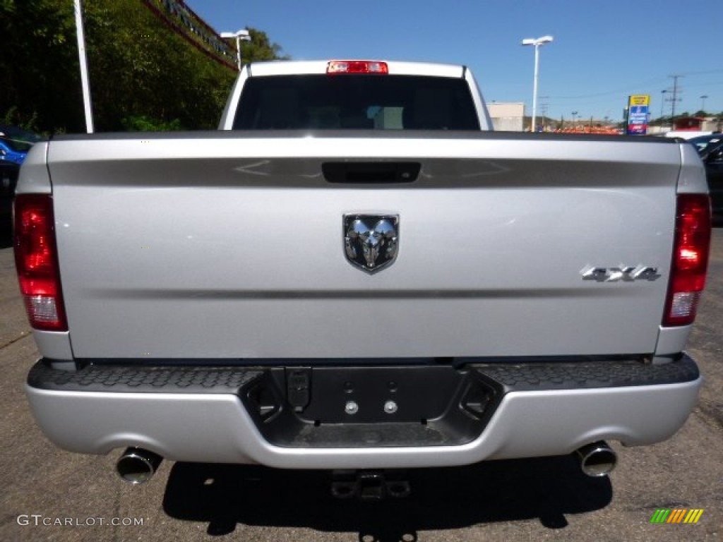 2016 1500 Tradesman Quad Cab 4x4 - Bright Silver Metallic / Black/Diesel Gray photo #4