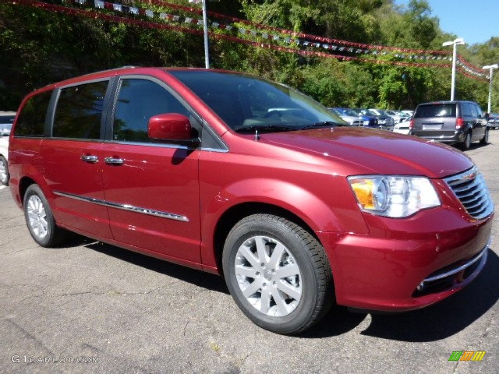 Deep Cherry Red Crystal Pearl 2016 Chrysler Town & Country Touring Exterior Photo #107422265