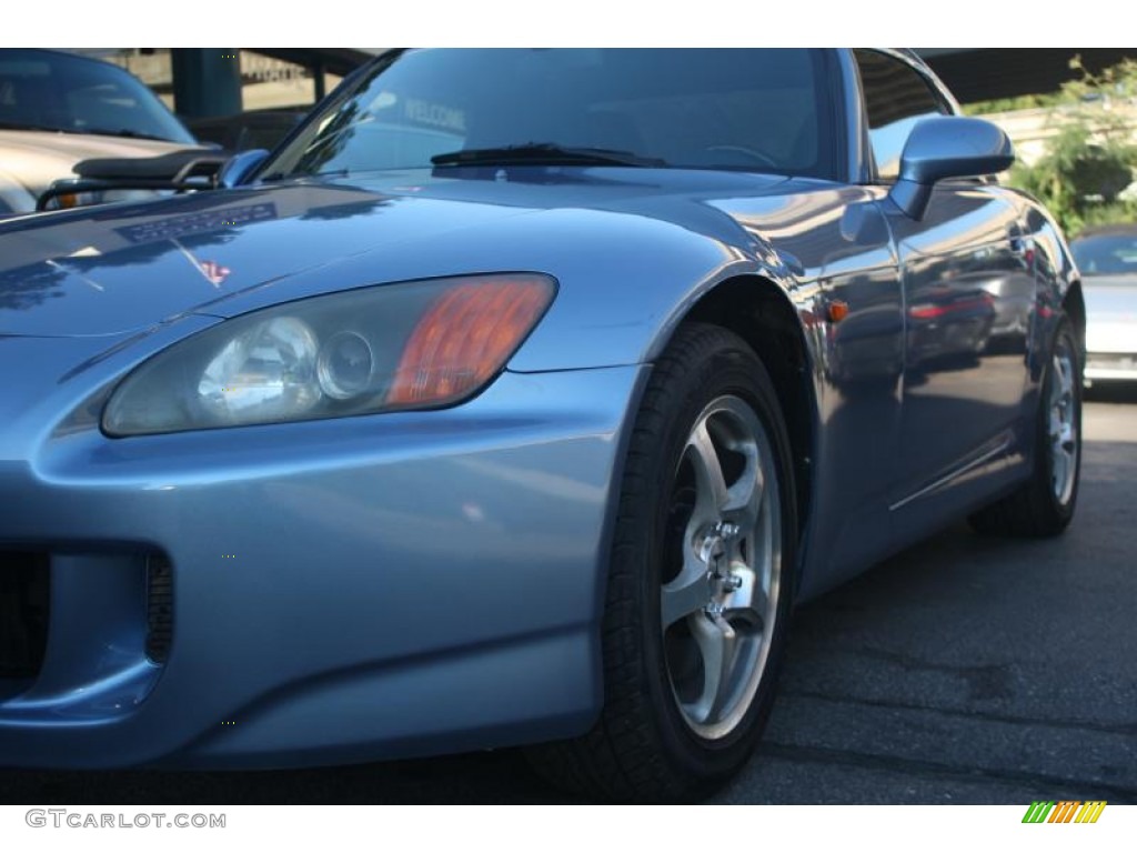 2002 S2000 Roadster - Suzuka Blue Metallic / Blue photo #3