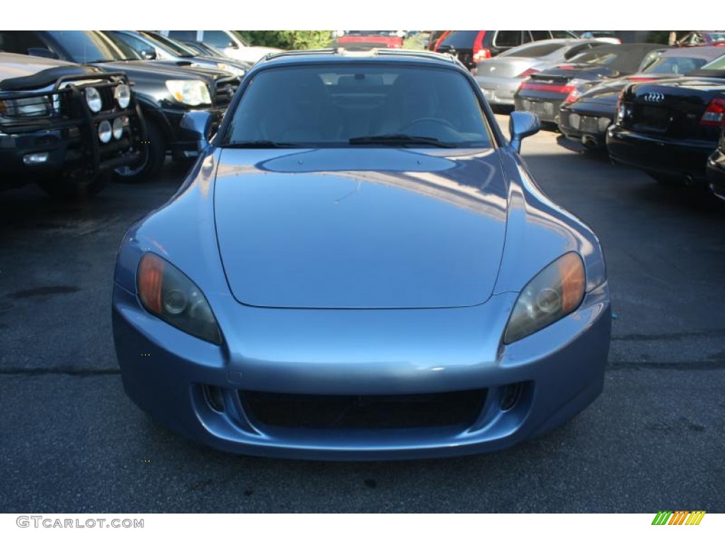 2002 S2000 Roadster - Suzuka Blue Metallic / Blue photo #7