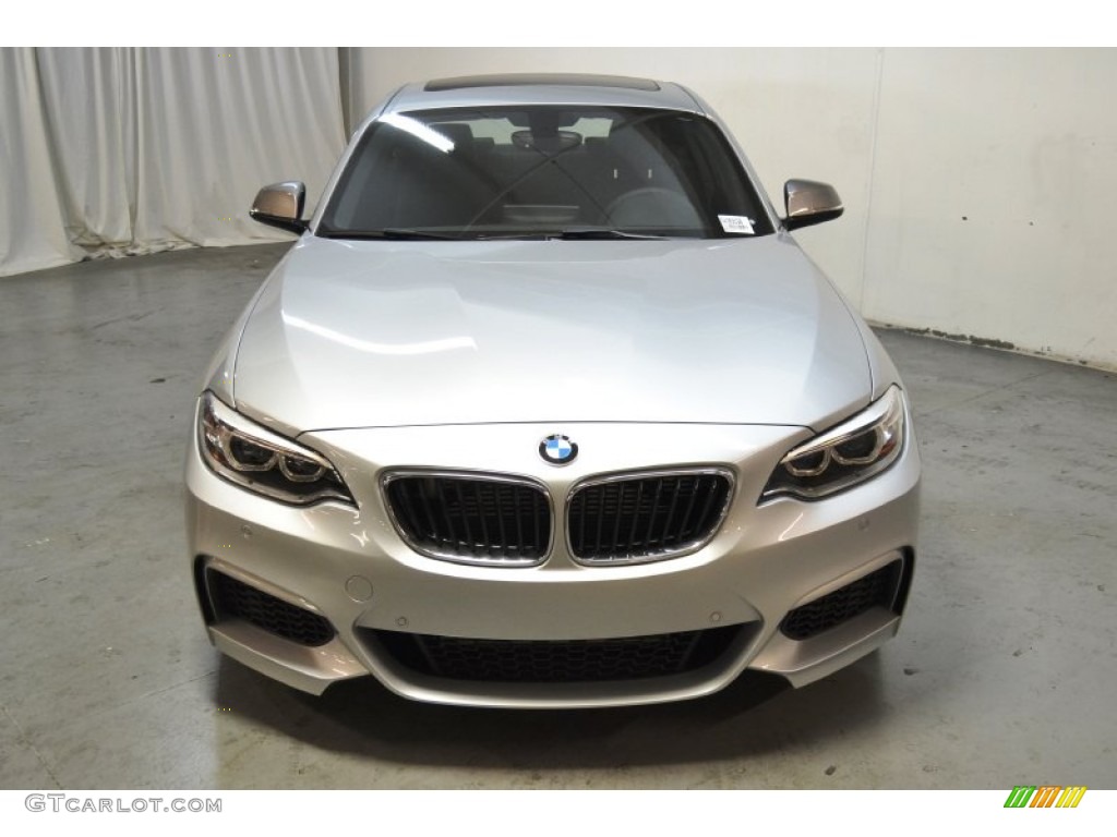 2016 M235i Coupe - Glacier Silver Metallic / Black photo #4