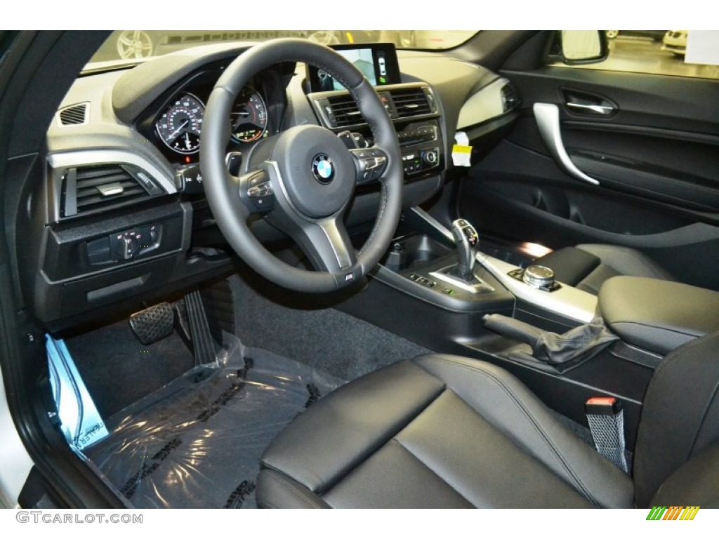 Black Interior 2016 BMW M235i Coupe Photo #107425253