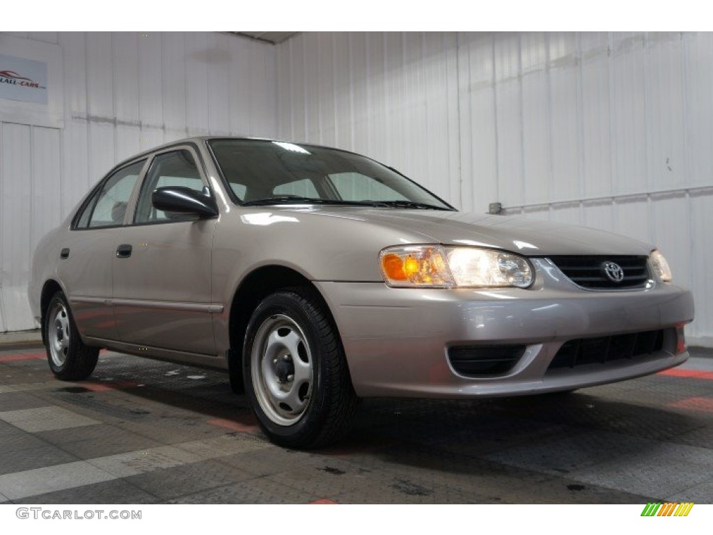 2002 Corolla LE - Sandrift Metallic / Pebble Beige photo #5