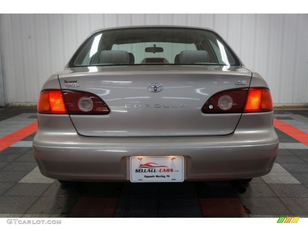 2002 Corolla LE - Sandrift Metallic / Pebble Beige photo #9