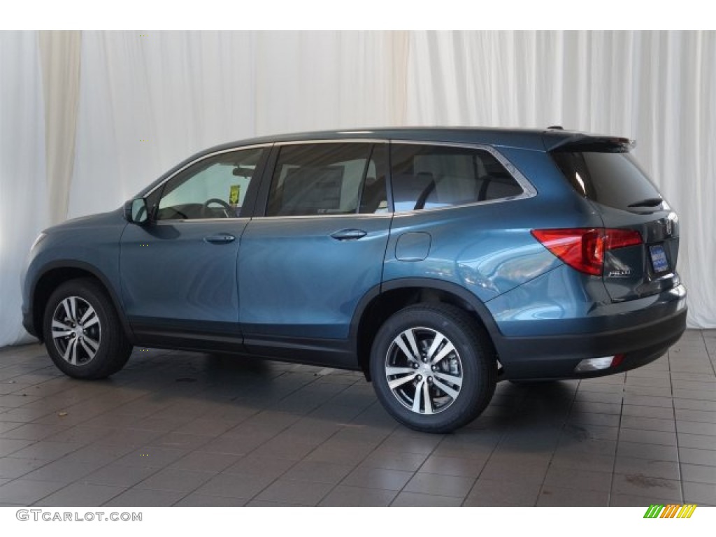 2016 Pilot EX - Steel Sapphire Metallic / Gray photo #8