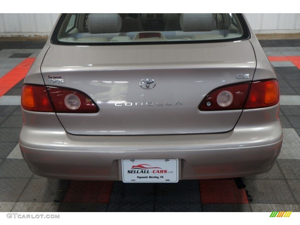 2002 Corolla LE - Sandrift Metallic / Pebble Beige photo #53