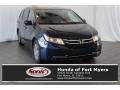 Obsidian Blue Pearl 2016 Honda Odyssey SE