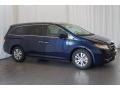 2016 Obsidian Blue Pearl Honda Odyssey SE  photo #5