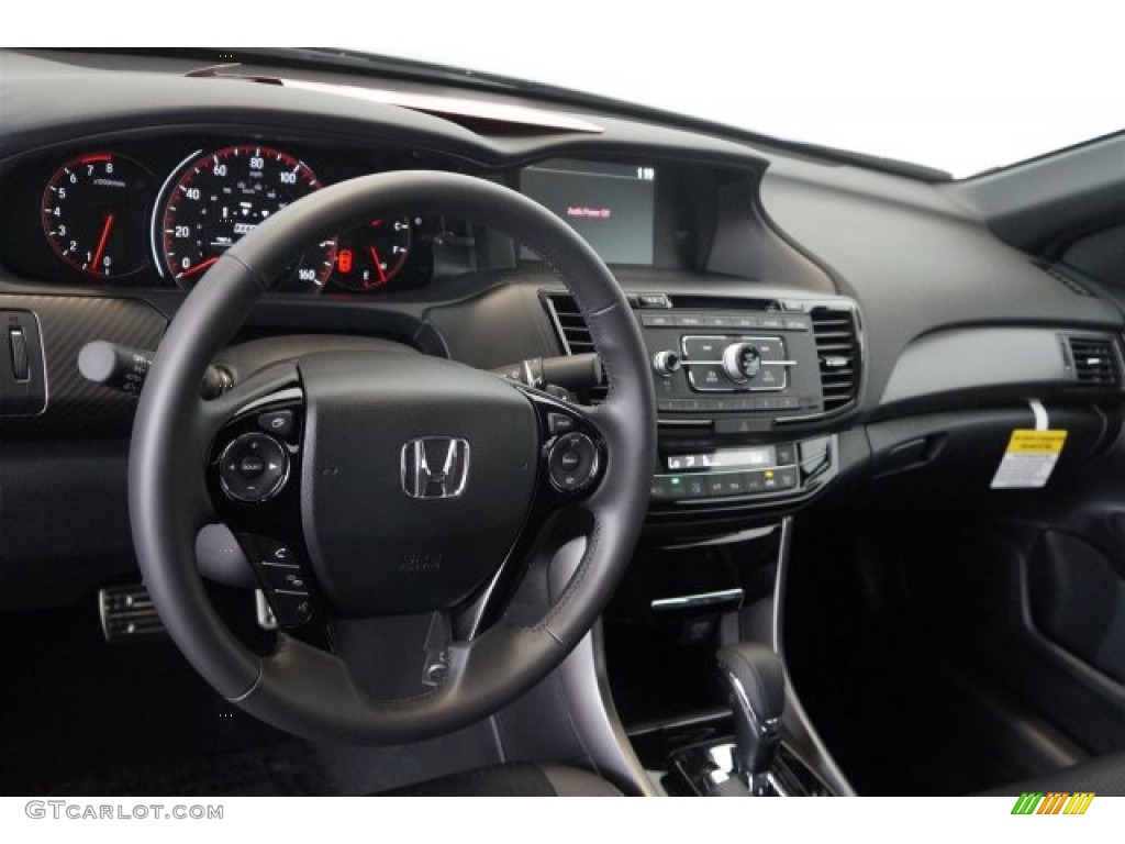 2016 Honda Accord Sport Sedan Black Dashboard Photo #107427827