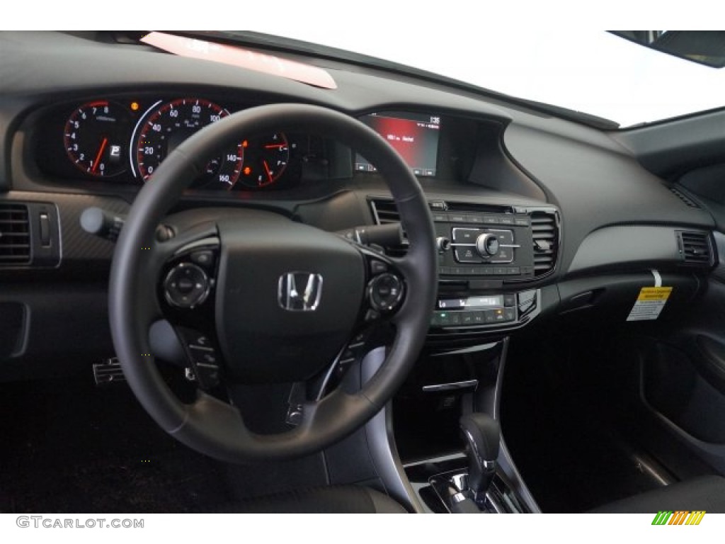 2016 Honda Accord Sport Sedan Black Dashboard Photo #107427902