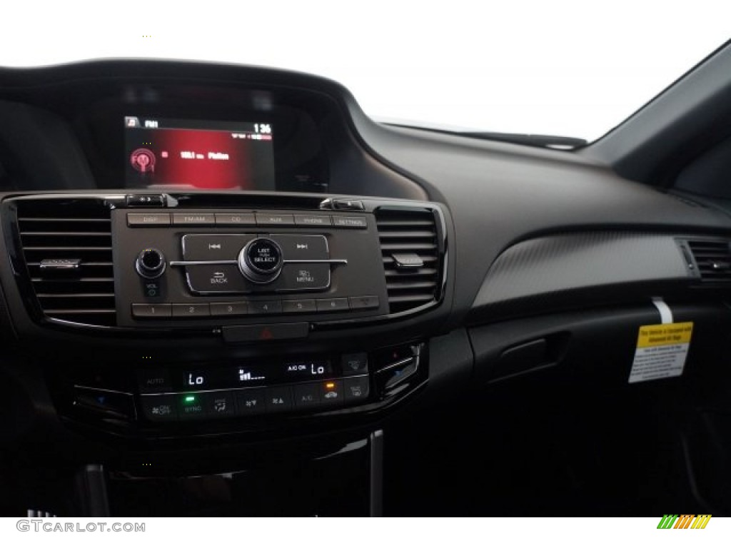 2016 Honda Accord Sport Sedan Black Dashboard Photo #107427905