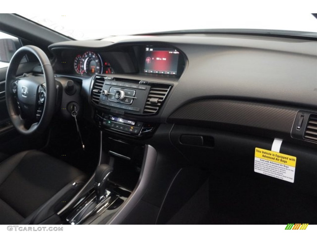 2016 Honda Accord Sport Sedan Black Dashboard Photo #107427935