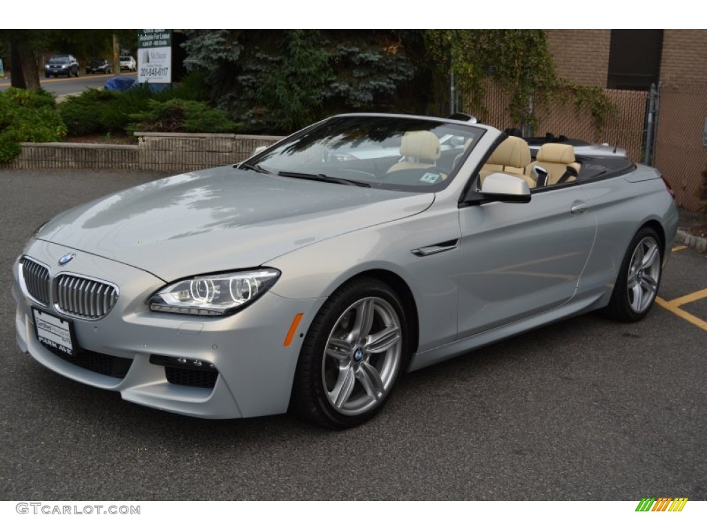 BMW Individual Moonstone Metallic 2015 BMW 6 Series 650i xDrive Convertible Exterior Photo #107429584