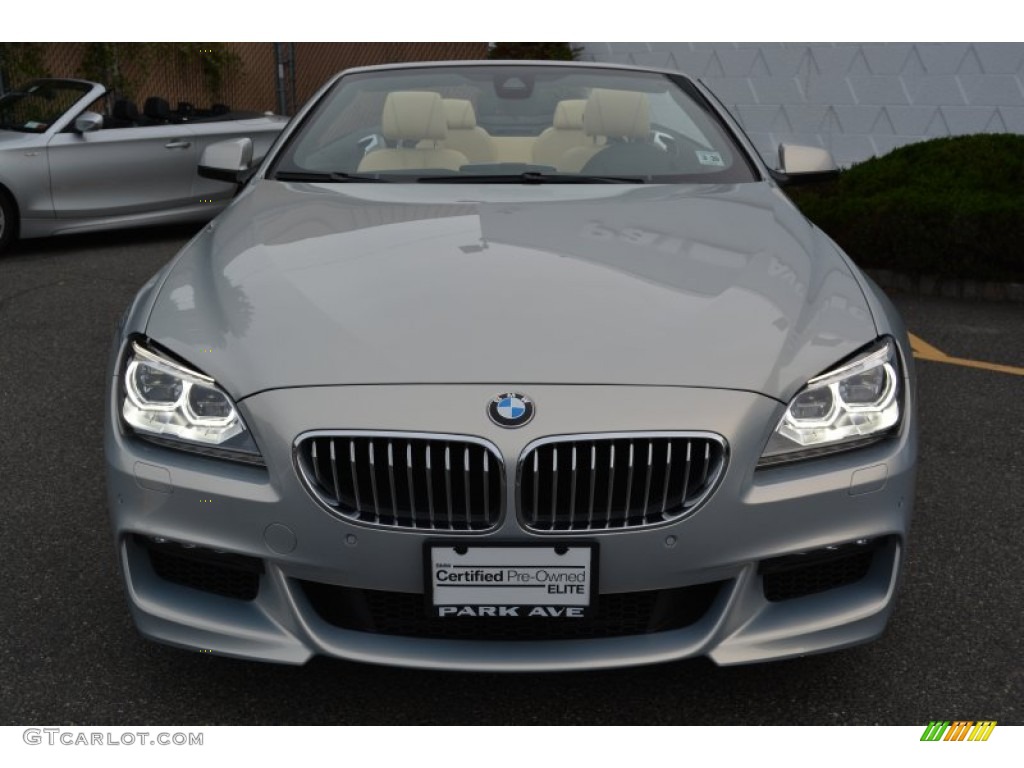 2015 6 Series 650i xDrive Convertible - BMW Individual Moonstone Metallic / BMW Individual Champagne Full Merino Leather photo #8