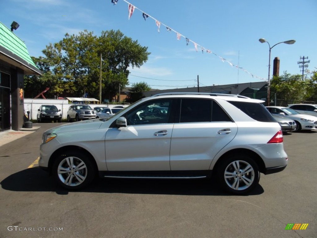 Iridium Silver Metallic 2013 Mercedes-Benz ML 350 4Matic Exterior Photo #107430310