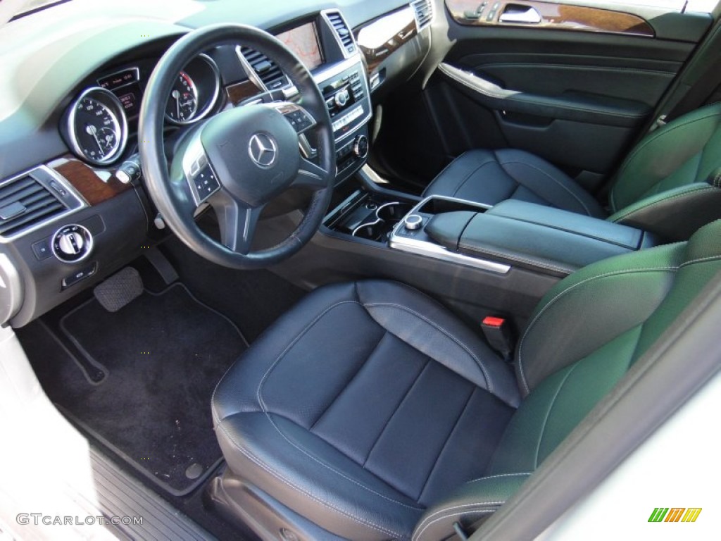 Black Interior 2013 Mercedes-Benz ML 350 4Matic Photo #107430472
