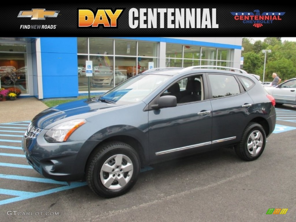 2015 Rogue Select S AWD - Graphite Blue / Black photo #1