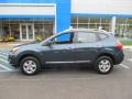 2015 Graphite Blue Nissan Rogue Select S AWD  photo #2