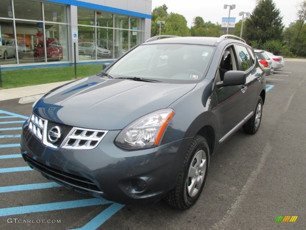 2015 Rogue Select S AWD - Graphite Blue / Black photo #14