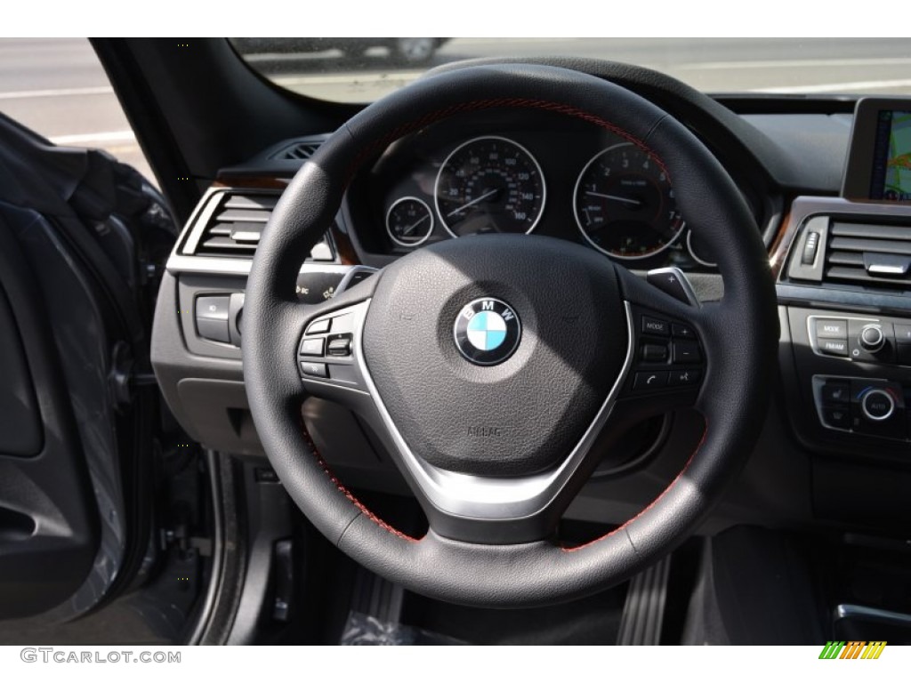 2015 3 Series 335i xDrive Gran Turismo - Mineral Grey Metallic / Black photo #19
