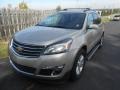 2013 Champagne Silver Metallic Chevrolet Traverse LT AWD  photo #3