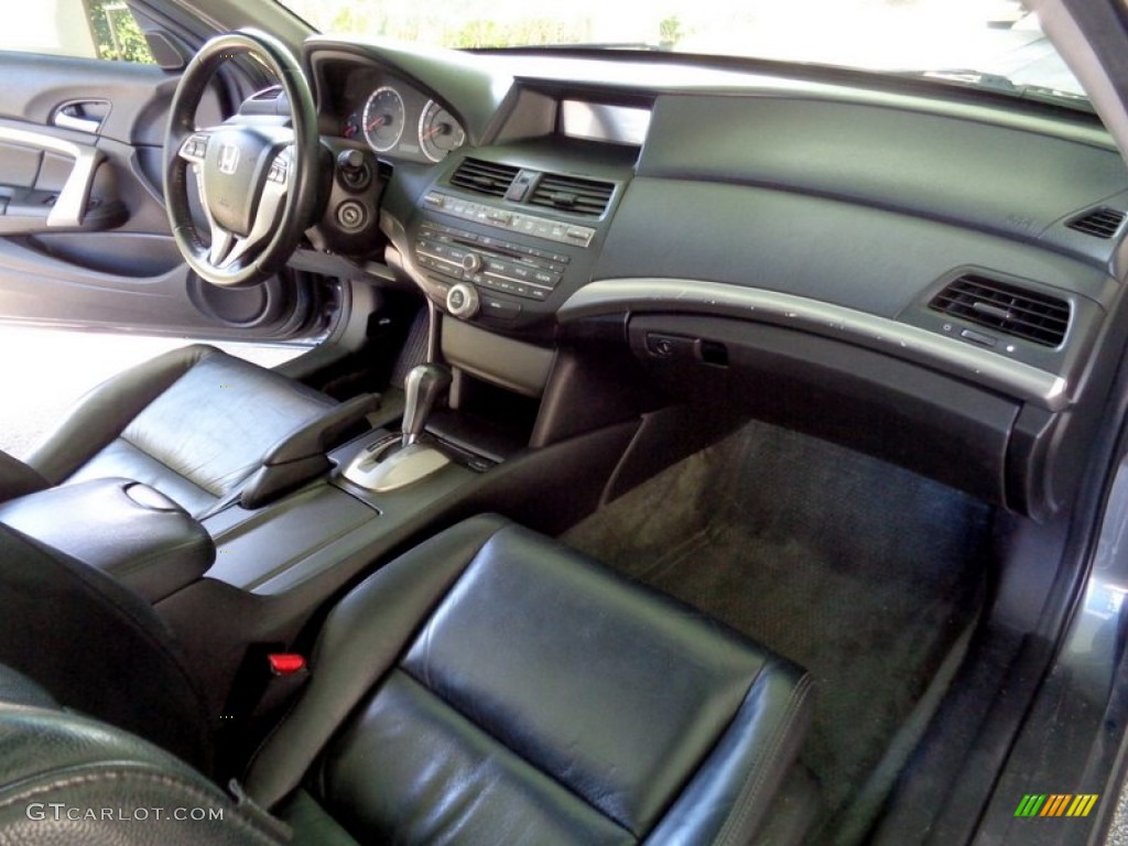 2010 Honda Accord EX-L V6 Coupe Black Dashboard Photo #107432572
