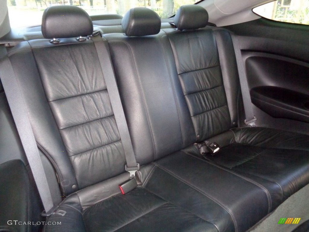 Black Interior 2010 Honda Accord Ex L V6 Coupe Photo