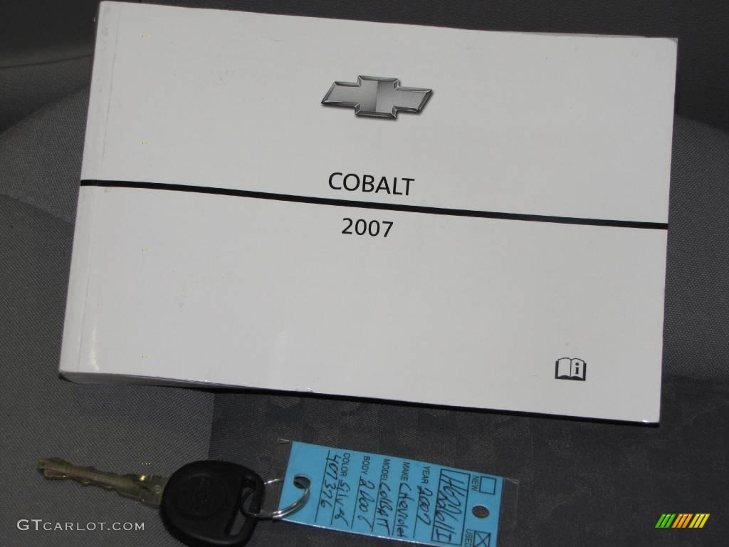 2007 Cobalt LS Coupe - Ultra Silver Metallic / Gray photo #19