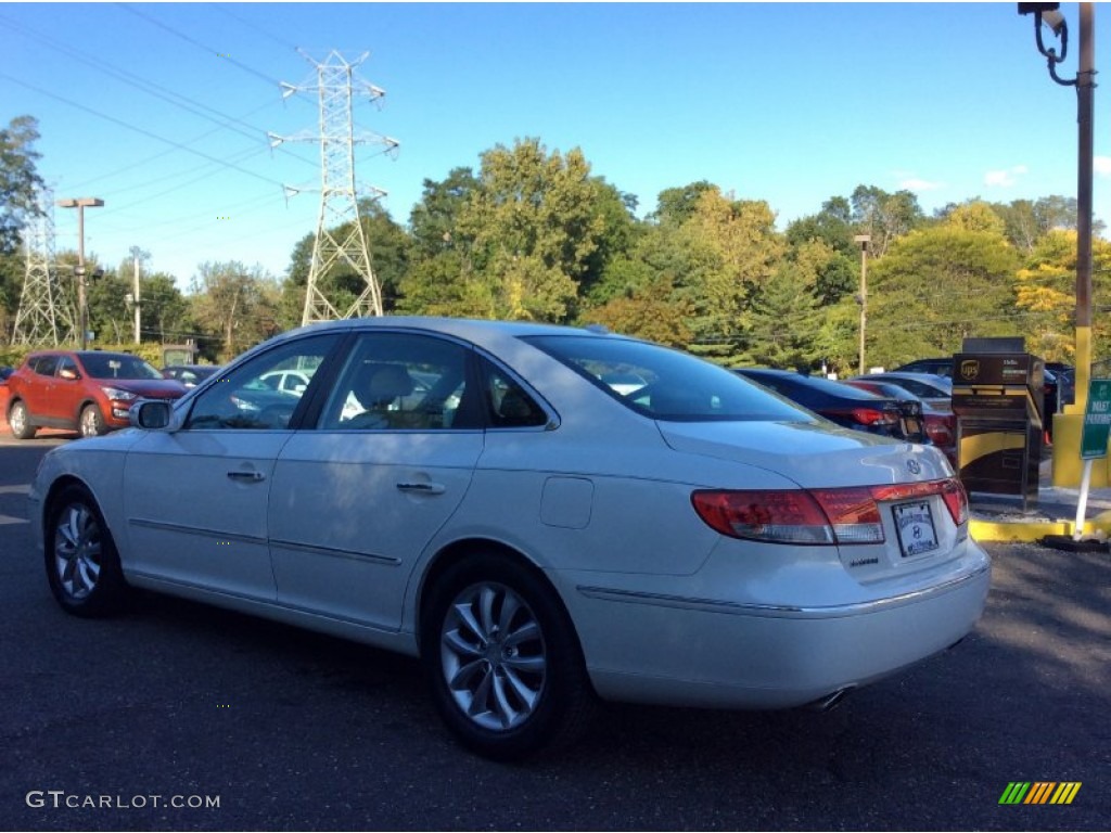 2008 Azera Limited - Powder White Pearl / Gray photo #6